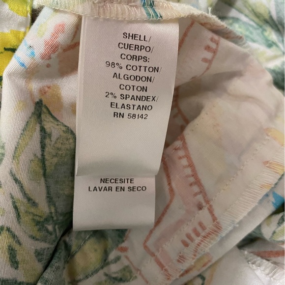 The Good Journey Tropical Print Short Sleeve Romper size 14 - Picture 8 of 8